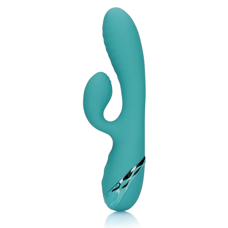  Loveline Vibro Rabbit Gonflable Flatblue 11 x 3.5cm